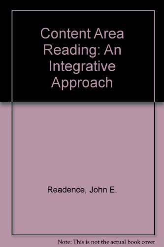 Beispielbild fr Content Area Reading: An Integrative Approach zum Verkauf von Half Price Books Inc.