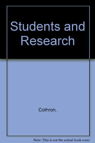 9780840377661: Students and Research