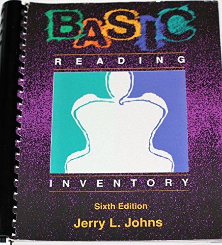 Beispielbild fr Basic Reading Inventory zum Verkauf von Books of the Smoky Mountains