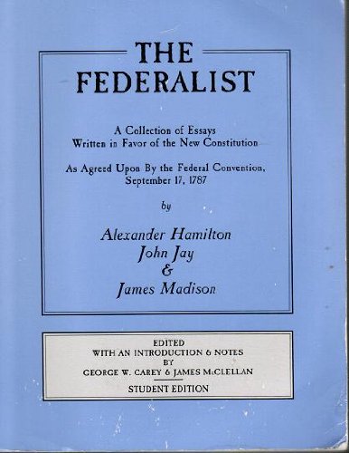 Imagen de archivo de The Federalist (Student Edition) a la venta por Wonder Book