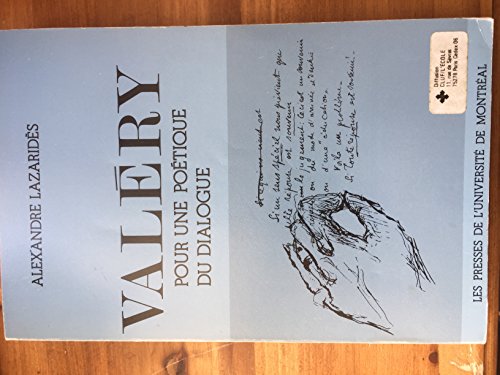 9780840503725: Valry : pour une poetique du dialogue