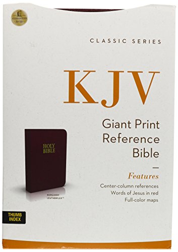 9780840704801: Holy Bible/Giant Print With Center-Column Reference 893Bgi Burgundy