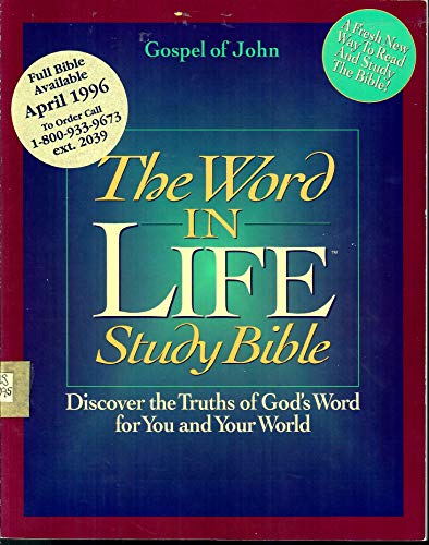 Beispielbild fr The Word in Life Study Bible: Gospel of John zum Verkauf von ThriftBooks-Atlanta