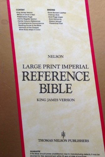 9780840706027: Holy Bible: King James Version Imperial Reference/Large Print/694