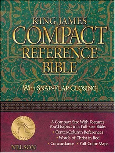 Compact Reference Bible With Snap-flap Closing - Blue (9780840707512) by Anonymous