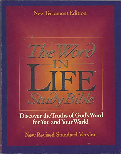 Stock image for The Word in Life Study Bible - New Testament Edition - New Revised Standard Version for sale by GoldBooks