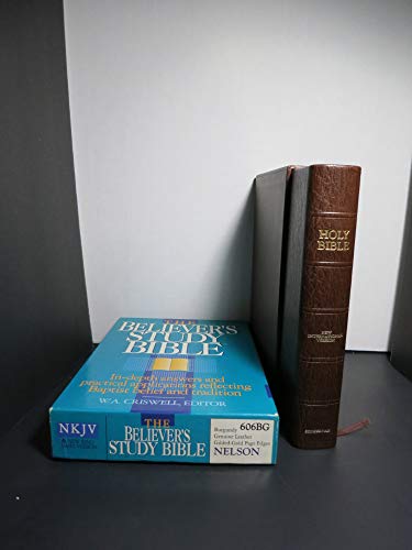 9780840711205: Holy Bible: The Believer's Study Bible New King James Version Burgundy Bonded Leather