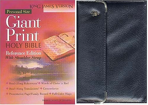 9780840717849: Personal Size Giant Print Shoulder Strap Bible Kjv Reference Bible