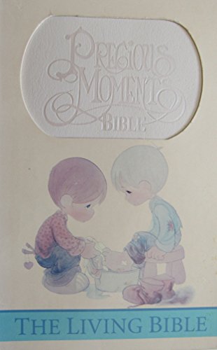 Stock image for Holy Bible: Precious Moments Bible, the Living Bible, Violet Mist Leatherflex for sale by HPB Inc.