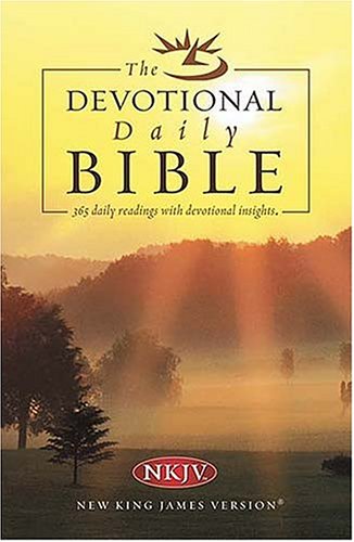 Beispielbild fr The Daily Devotional Bible: New King James Version With Daily Devotions, Containing the Complete Bible Arranged for Reading and Devotion in One Year zum Verkauf von SecondSale