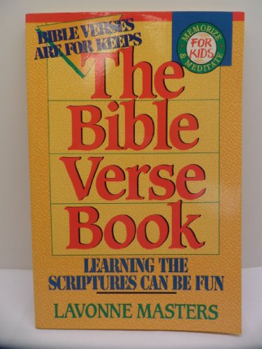 Beispielbild fr The Bible Verse Book zum Verkauf von Better World Books