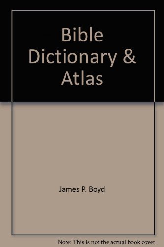 Imagen de archivo de Bible Dictionary & Atlas (1992-05-03) a la venta por Half Price Books Inc.