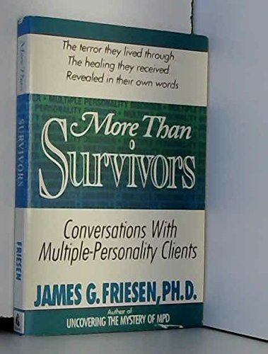 Beispielbild fr More Than Survivors : Conversations with Multiple Personality Clients zum Verkauf von Better World Books