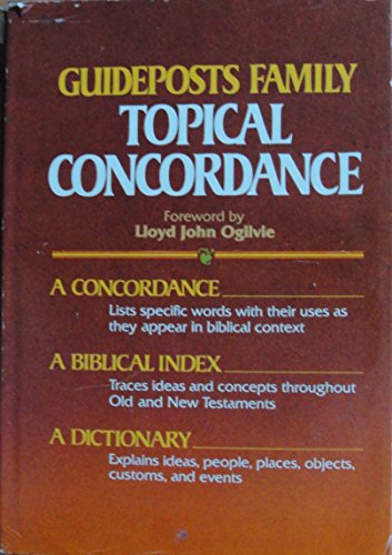 Imagen de archivo de The Guideposts Family Topical Concordance to the Bible a la venta por Gulf Coast Books