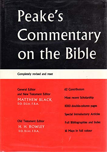 Imagen de archivo de Peaks Commentary on the Bible a la venta por ThriftBooks-Dallas