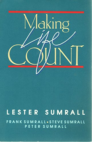 Beispielbild fr Making life count zum Verkauf von SecondSale