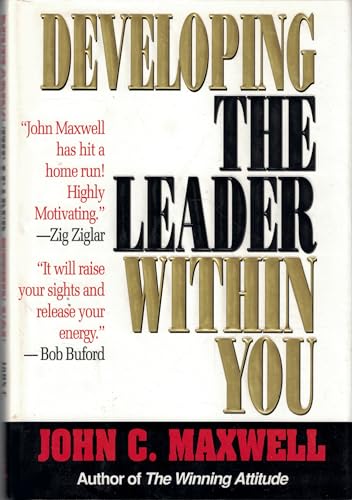 Stock image for Developing the Leader Within You for sale by Front Cover Books