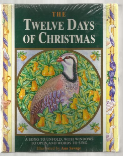 Imagen de archivo de Twelve Days of Christmas~A Song to Unfold, with Windows to open and Words to Sing a la venta por Wonder Book