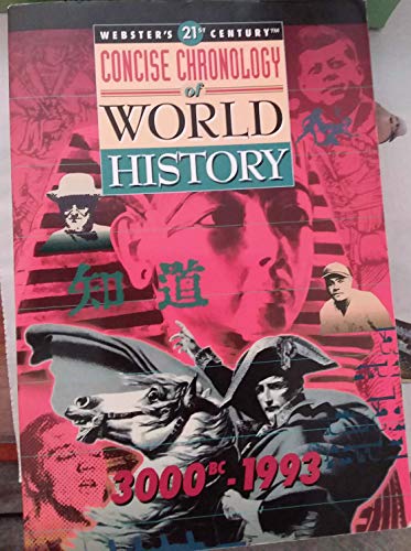 Beispielbild fr Websters 21st Century Chronology of World History, 3000 BC-1993 zum Verkauf von Red's Corner LLC