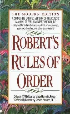 Robert's Rules of Order (9780840771995) by Patnode, Darwin