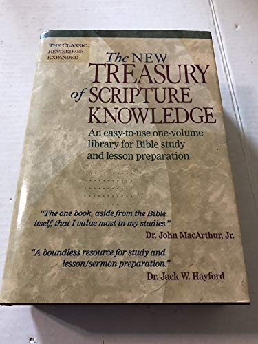 9780840776945: The New Treasury of Scripture Knowledge: An Easy-to-Use One-Volume Library for Bible Study and Lesson Preparation