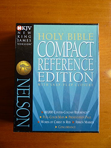 9780840783288: The Holy Bible: New King James Version, Black Bonded Leather, Compact Reference