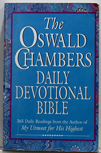 Beispielbild fr The Oswald Chambers Daily Devotional Bible - New King James Version zum Verkauf von Books of the Smoky Mountains