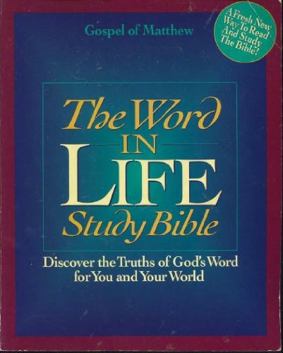Stock image for The Word in Life Study Bible: Gospel of Matthew for sale by Gulf Coast Books