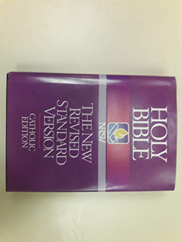 Imagen de archivo de Holy Bible Catholic Edition : The New Revised Standard Version a la venta por Better World Books