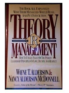 Stock image for Theory R Management for sale by GoldenWavesOfBooks