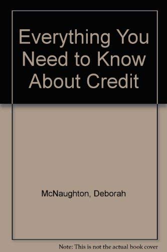 Beispielbild fr Everything You Need to Know About Credit zum Verkauf von Wonder Book