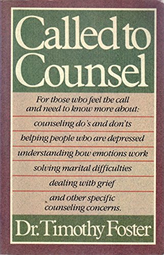 Imagen de archivo de Called to Counsel a la venta por Reliant Bookstore
