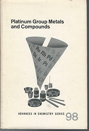 Stock image for Platinum Group Metals and Compounds: A Symposium Sponsored by the Division of Inorganic Chemistry at the 158th Meeting of the American Chemical Society, New York, N.Y., Sept. 8-9, 1969 for sale by Adkins Books