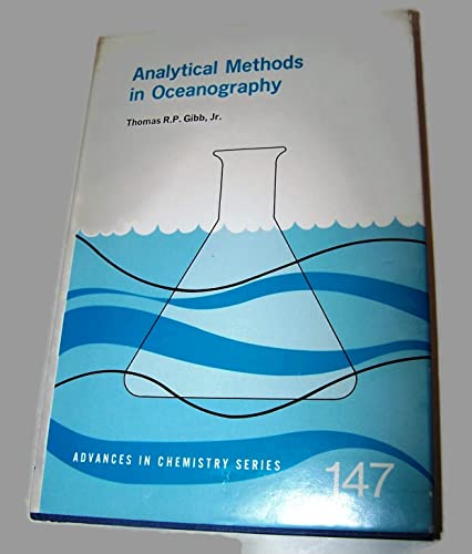 Imagen de archivo de Analytical Methods in Oceanography a la venta por Better World Books