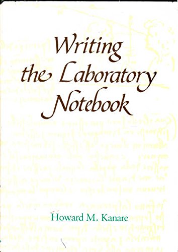 Imagen de archivo de Writing the Laboratory Notebook a la venta por Book ReViews