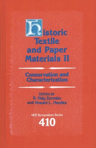 Imagen de archivo de Historic Textile and Paper Materials II: Conservation and Characterization (ACS Symposium Series (No. 410)) a la venta por Alplaus Books