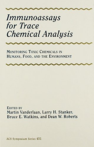 Imagen de archivo de Immunoassays for Trace Chemical Analysis : Monitoring Toxic Chemicals in Humans, Food, and the Environment a la venta por Better World Books