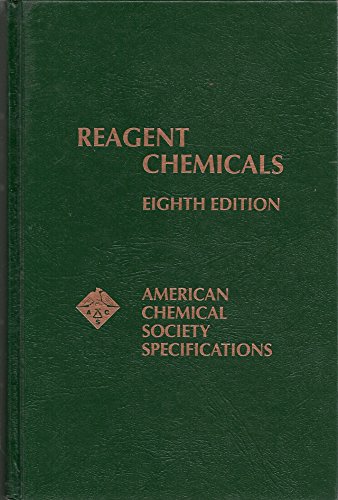 Imagen de archivo de Reagent Chemicals a la venta por Better World Books: West