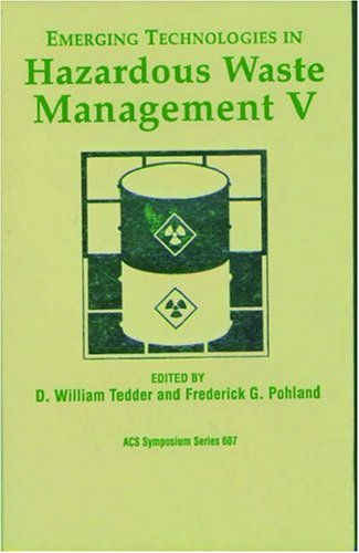 Imagen de archivo de Emerging Technologies in Hazardous Waste Management V (Hardback) a la venta por Iridium_Books