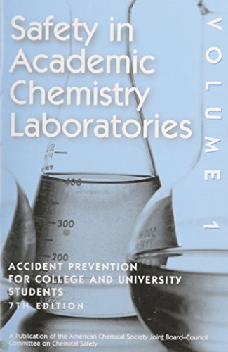 Beispielbild fr Safety in Academic Chemistry Laboratories : Prevention for College and University Students zum Verkauf von Better World Books