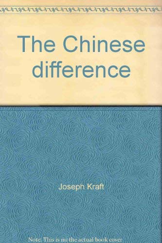 Beispielbild fr The Chinese Difference zum Verkauf von Better World Books