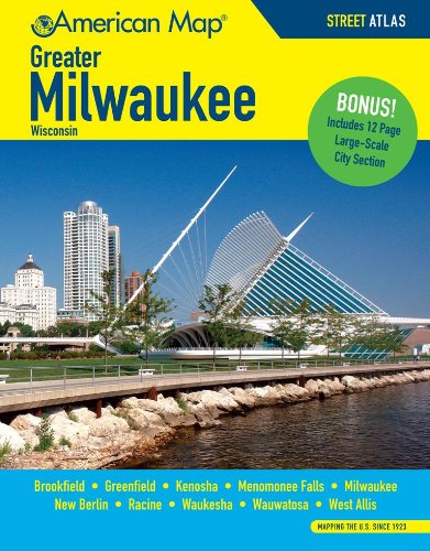 9780841616844: American Map Greater Milwaukee, Wisconsin Street Atlas