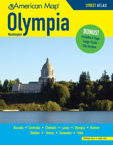 Olympia County WA Atlas (9780841617322) by American Map