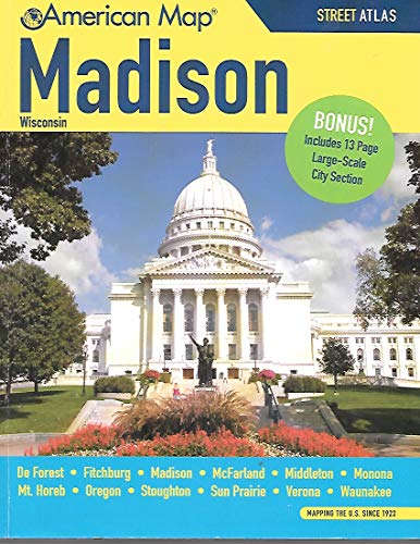 Madison WI Street Atlas (9780841617445) by American Map