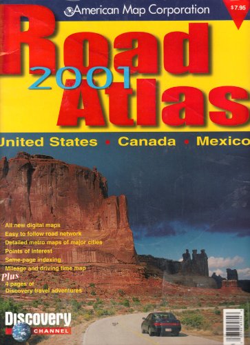 Stock image for American Map United States Road Atlas (United States Road Atlas Including Canada and Mexico, 2001) for sale by Wonder Book