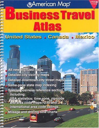 Imagen de archivo de Business Travel Atlas : United States, Canada, Mexico a la venta por Better World Books: West