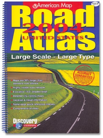 9780841617889: American Map Road Atlas: Large Scale - Large Type