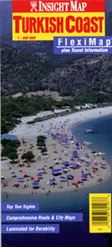 Beispielbild fr Insight Map Turkish Coast: Fleximap Plus Travel Information zum Verkauf von HPB-Diamond