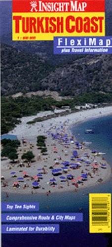 Stock image for Insight Map Turkish Coast: Fleximap Plus Travel Information for sale by HPB-Diamond