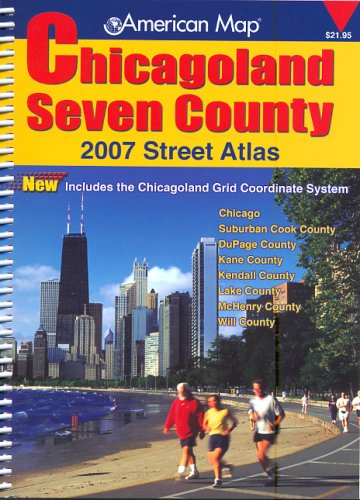 Beispielbild fr American Map Chicagoland Seven County, Illinois Atlas zum Verkauf von Half Price Books Inc.